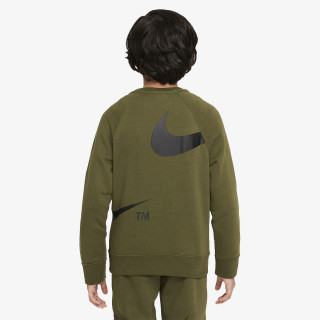 NIKE B NSW FLC SWOOSH CREW 