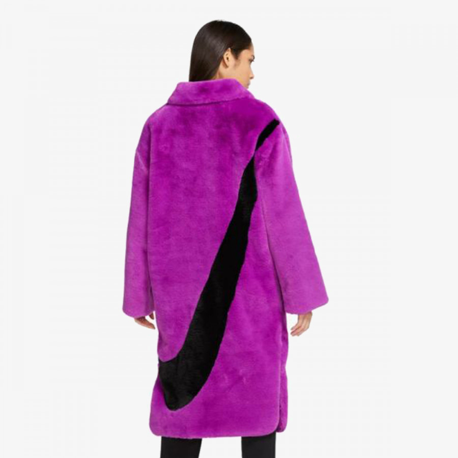 NIKE W NSW FX FUR GFX AOP LNG JKT 