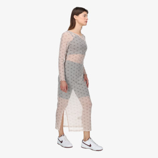 NIKE W NSW AIR AOP MESH LS DRESS 