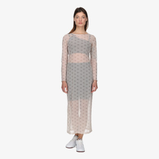 NIKE W NSW AIR AOP MESH LS DRESS 