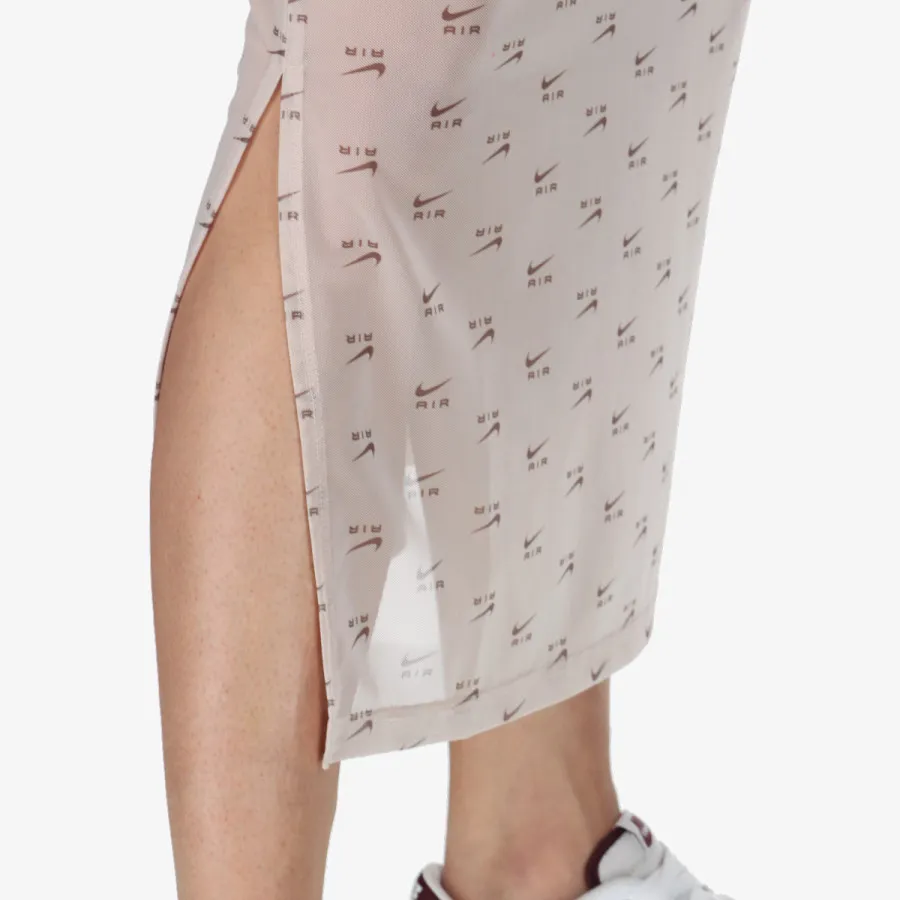 NIKE W NSW AIR AOP MESH LS DRESS 