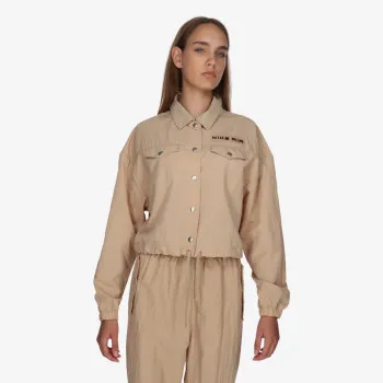 NIKE W NSW AIR WVN MOD CROP JKT 