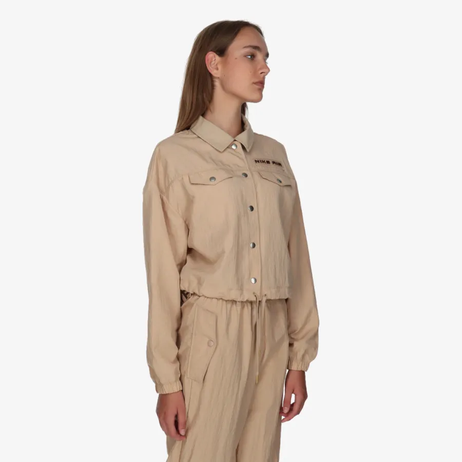 NIKE W NSW AIR WVN MOD CROP JKT 