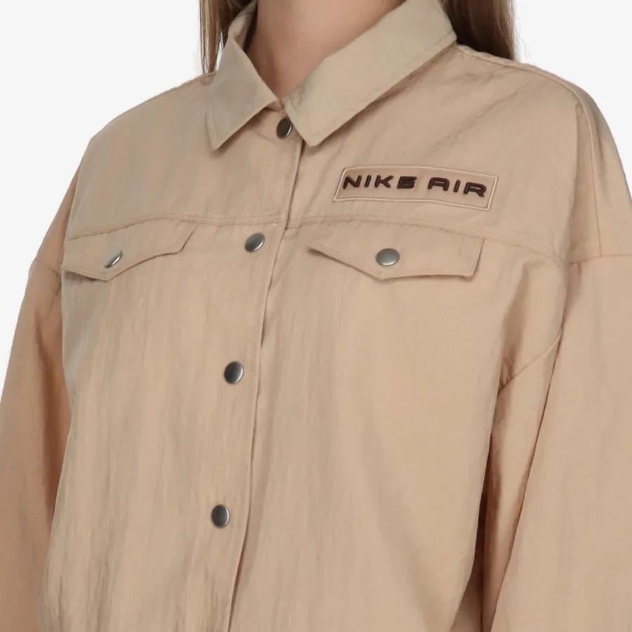 NIKE W NSW AIR WVN MOD CROP JKT 
