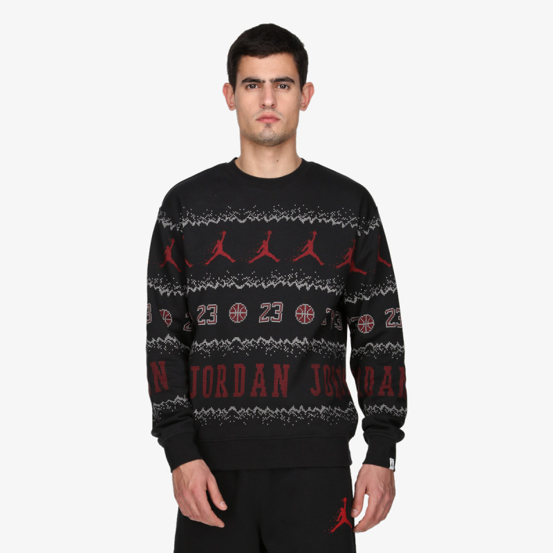 NIKE M J ESS MMBR HLDY FLC CREW 
