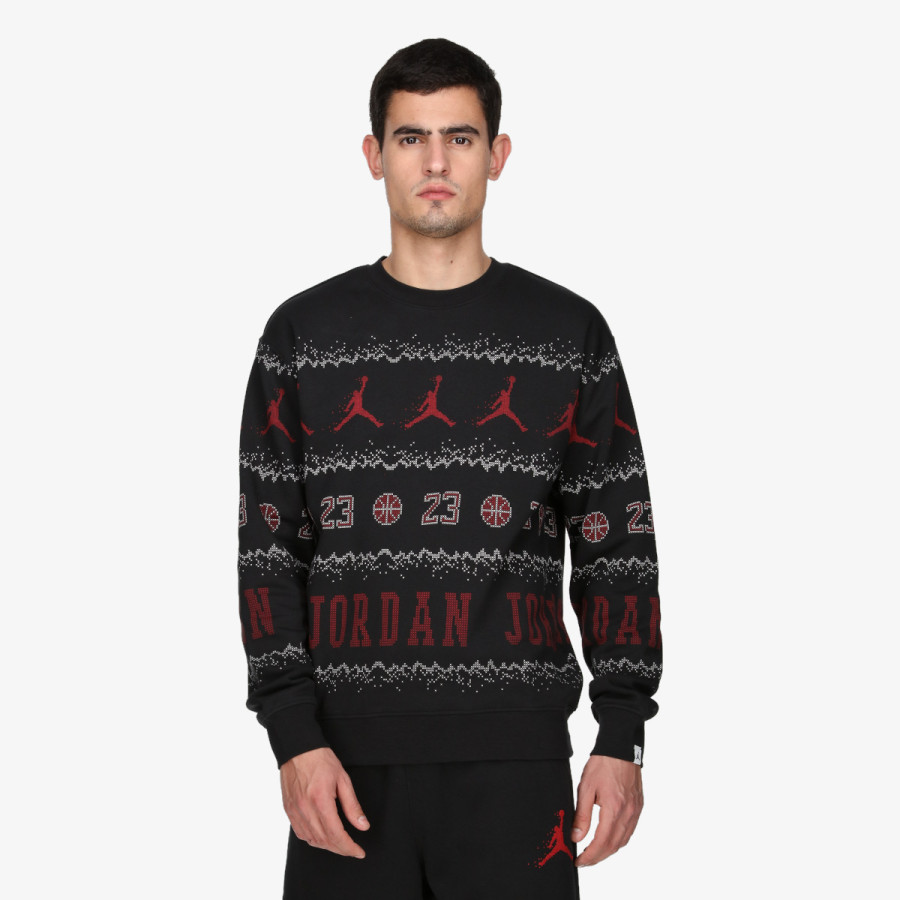 NIKE M J ESS MMBR HLDY FLC CREW 