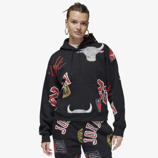 NIKE W J BRKLN AOP FLC HOODIE 