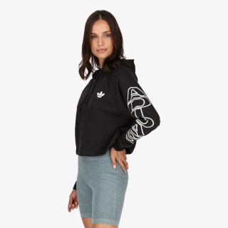 adidas CROPPED LETTER HOODIE 