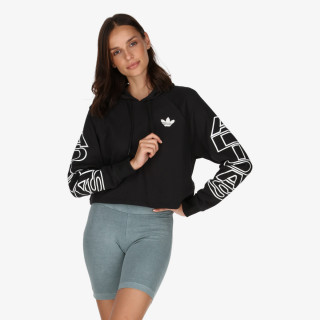 adidas CROPPED LETTER HOODIE 