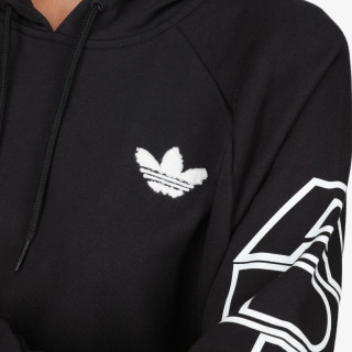 adidas CROPPED LETTER HOODIE 