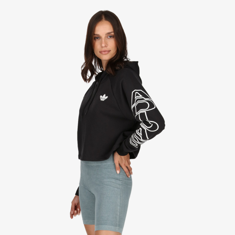 adidas CROPPED LETTER HOODIE 