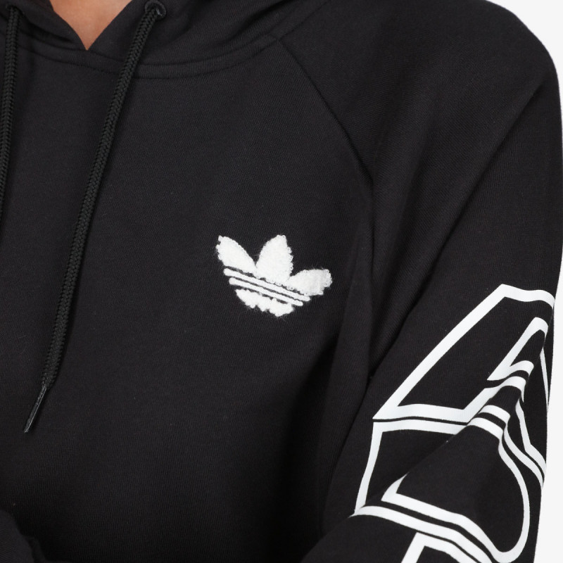adidas CROPPED LETTER HOODIE 