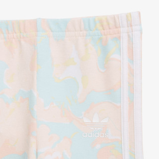 adidas MARBLE PRINT TEE DRESS AND TIGHTS 