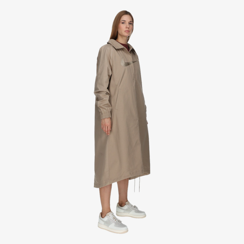 NIKE W NSW CLLCTN TWILL TRENCH 