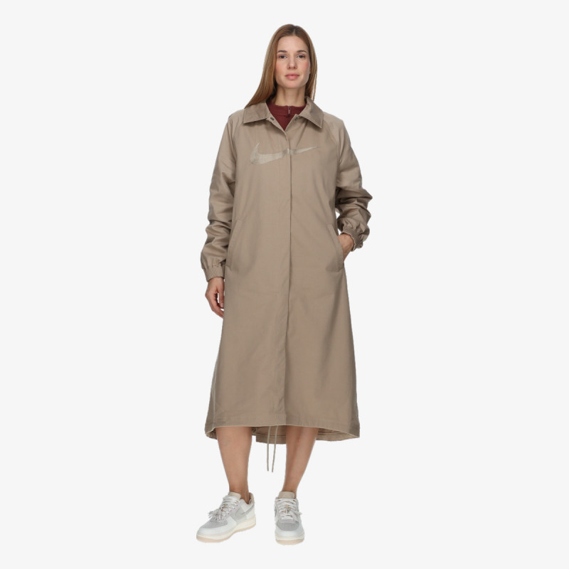 NIKE W NSW CLLCTN TWILL TRENCH 