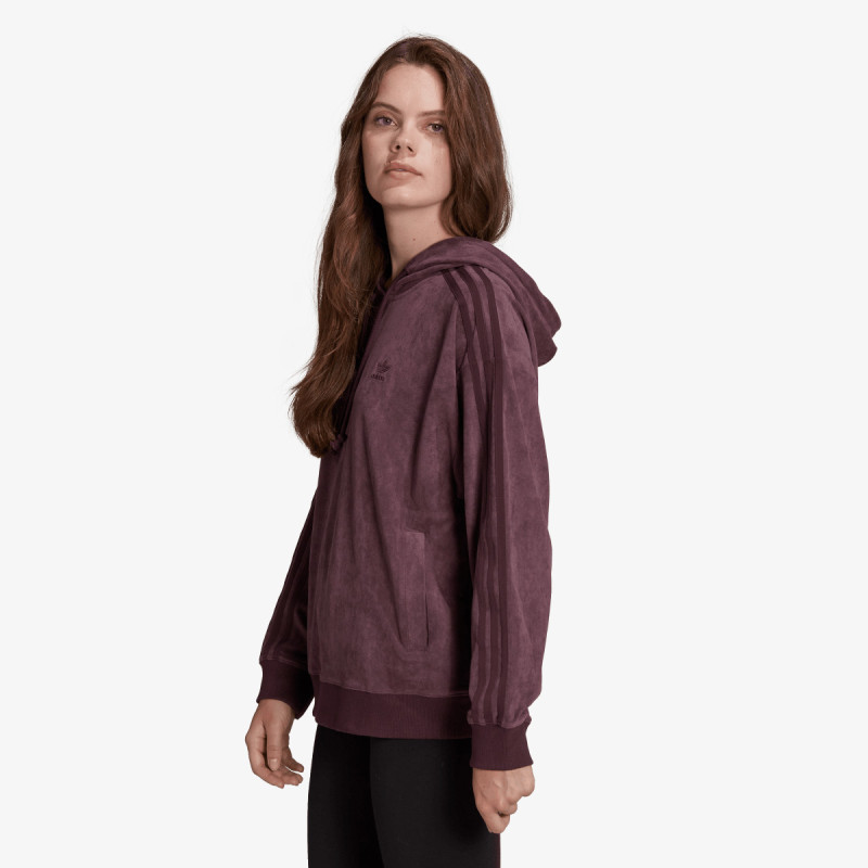 Adidas suede hoodie outlet