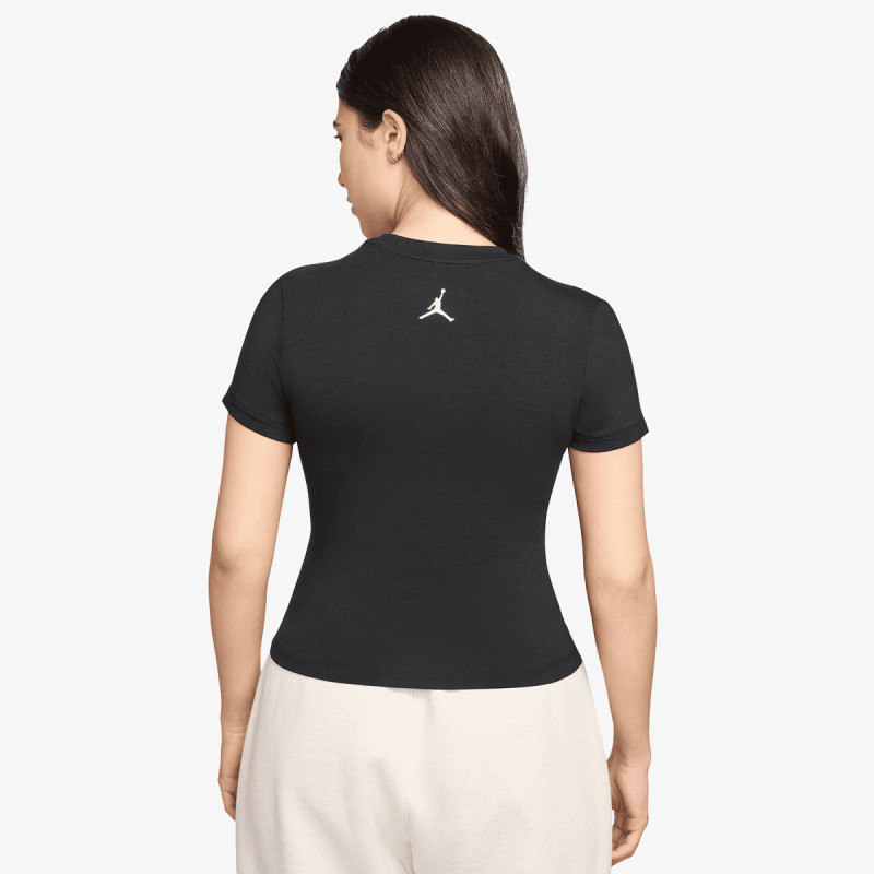 NIKE W J FLT SS TMID GFX TEE CHN 