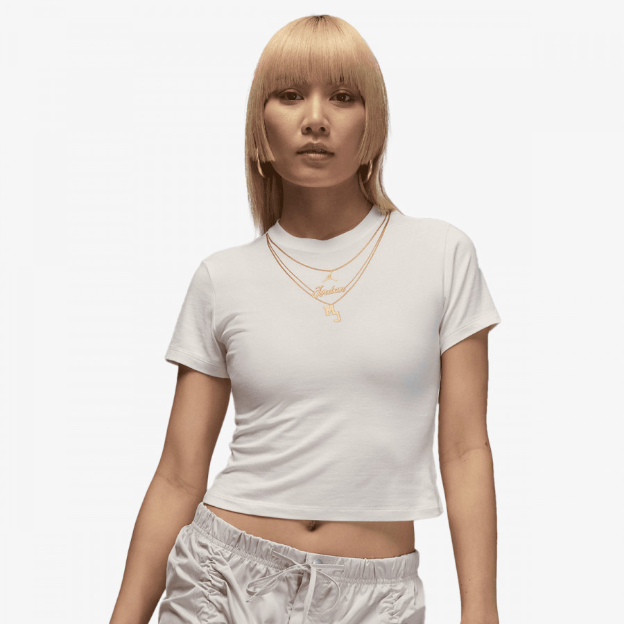 NIKE W J FLT SS TMID GFX TEE CHN 