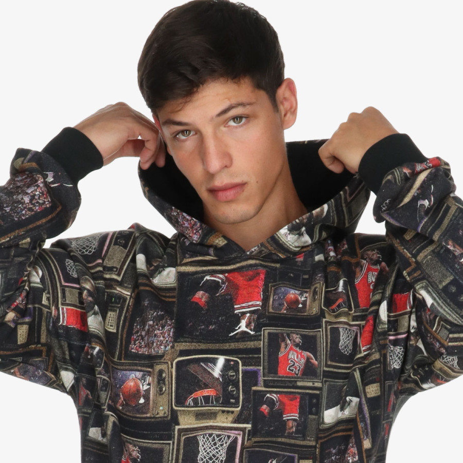NIKE M J BRK AOP FLC PO LB 