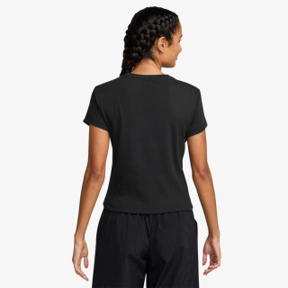 NIKE W NSW RIB  TGHT SS TEE 