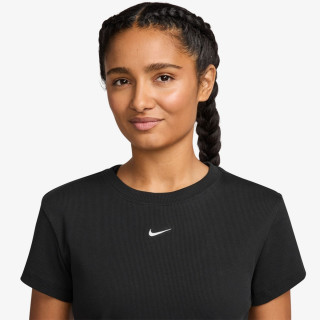 NIKE W NSW RIB  TGHT SS TEE 