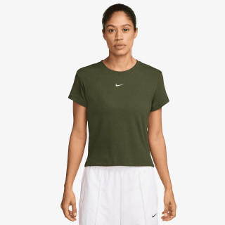 NIKE W NSW RIB  TGHT SS TEE 