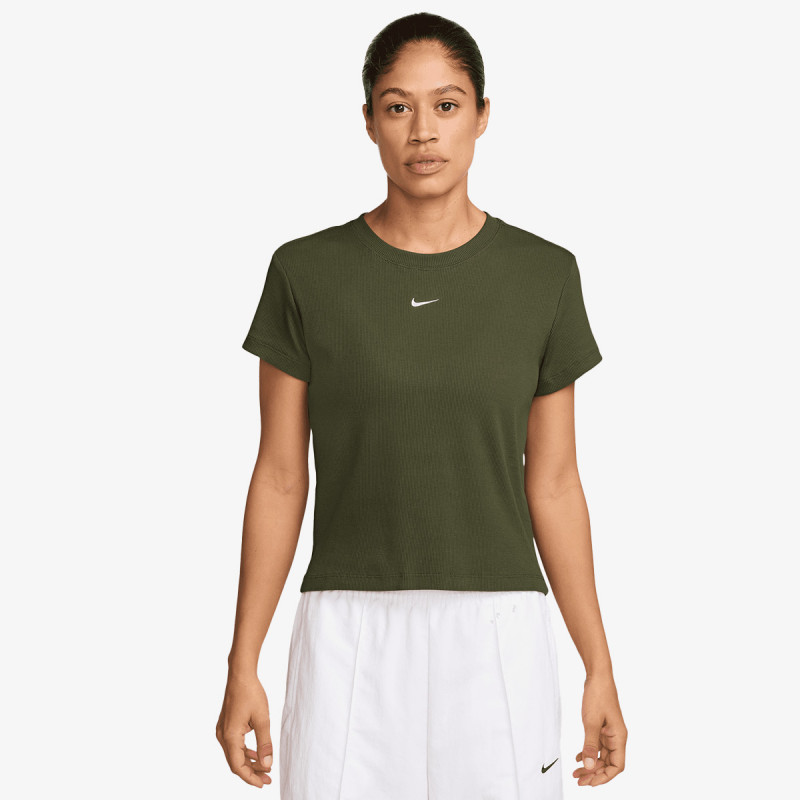 NIKE W NSW RIB  TGHT SS TEE 