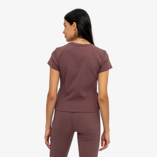 NIKE W NSW RIB  TGHT SS TEE 