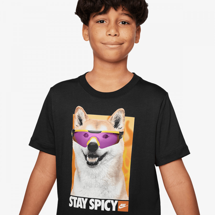 NIKE K NSW TEE PHOTO SHIBA 