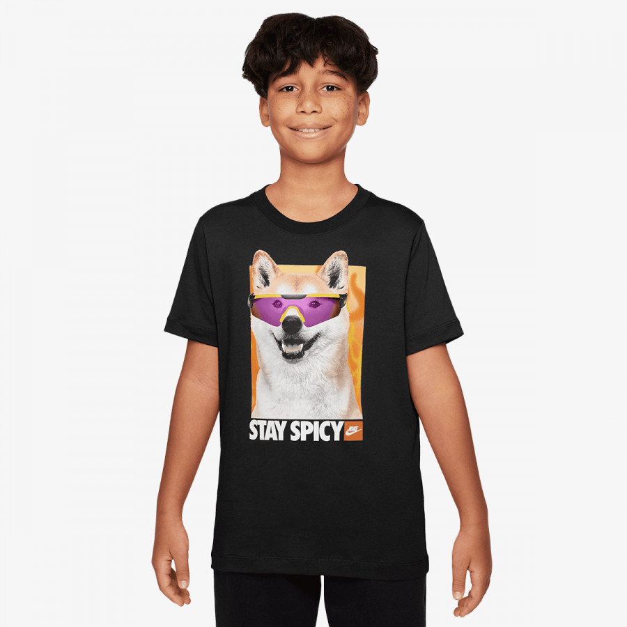 NIKE K NSW TEE PHOTO SHIBA 