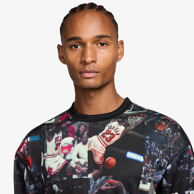 NIKE M J FLT AOP LS JRSY 