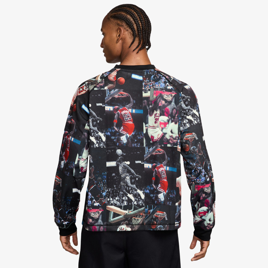 NIKE M J FLT AOP LS JRSY 