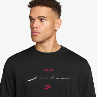 NIKE M J FLT SCRIPT BOXY SS CREW 