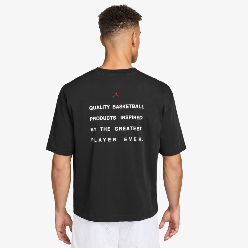 NIKE M J FLT SCRIPT BOXY SS CREW 