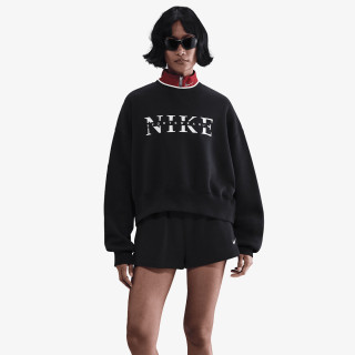 NIKE W NSW PHNX FLC CREW GLS 