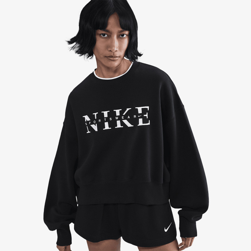 NIKE W NSW PHNX FLC CREW GLS 