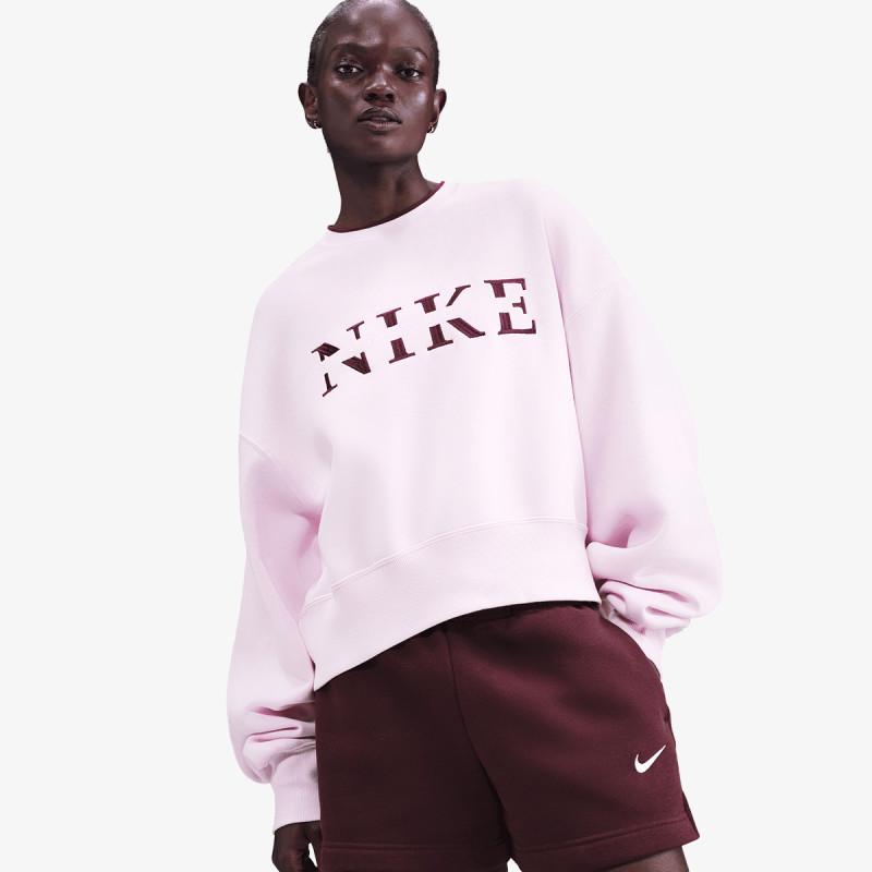 NIKE W NSW PHNX FLC CREW GLS 