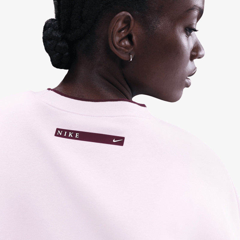 NIKE W NSW PHNX FLC CREW GLS 