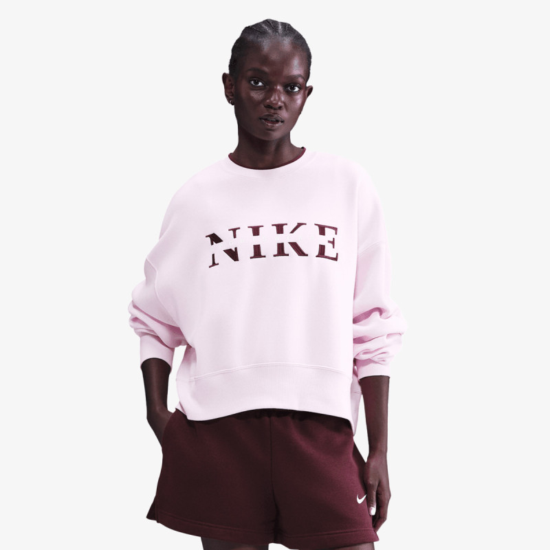 NIKE W NSW PHNX FLC CREW GLS 