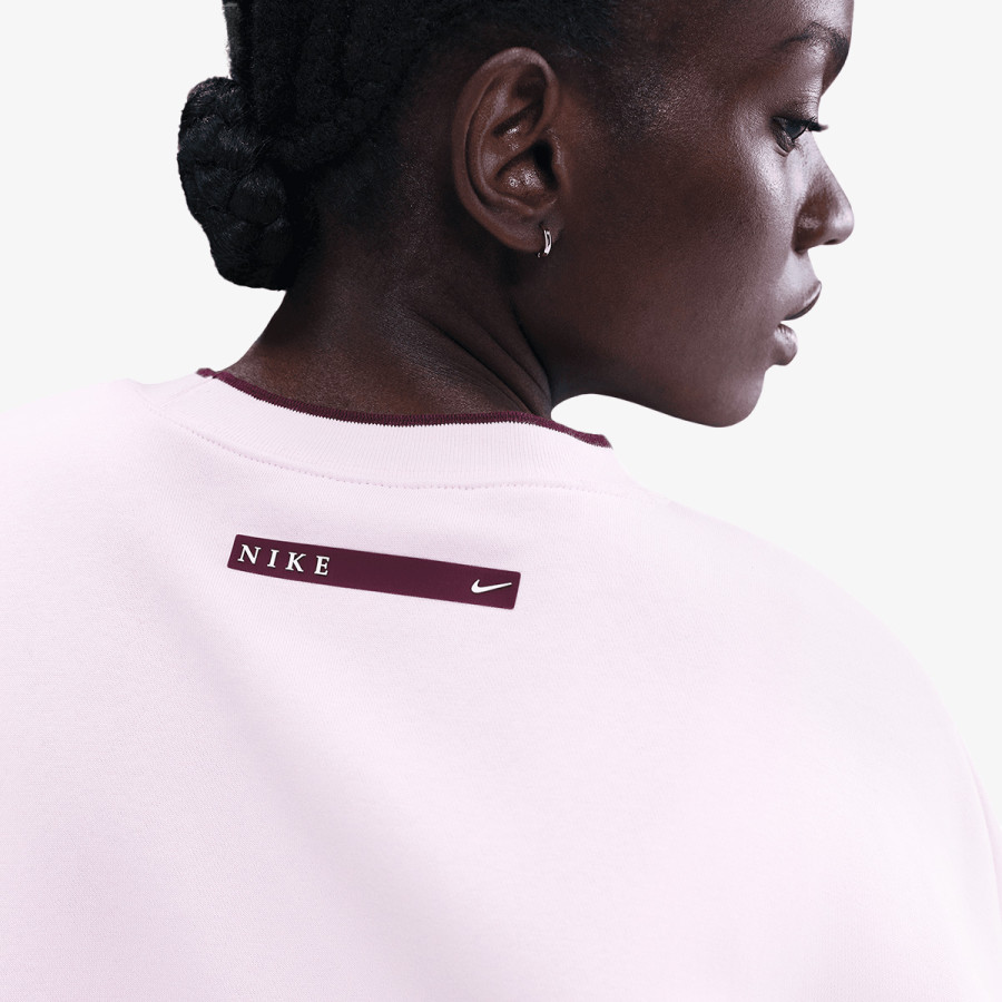 NIKE W NSW PHNX FLC CREW GLS 