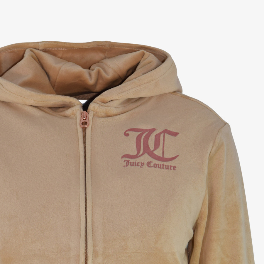 JUICY COUTURE ZIP THRU HOODIE AND BOOTCUT JOG SET 