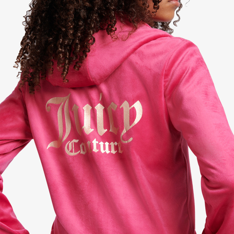 JUICY COUTURE ZIP THRU HOODIE AND BOOTCUT JOG SET 
