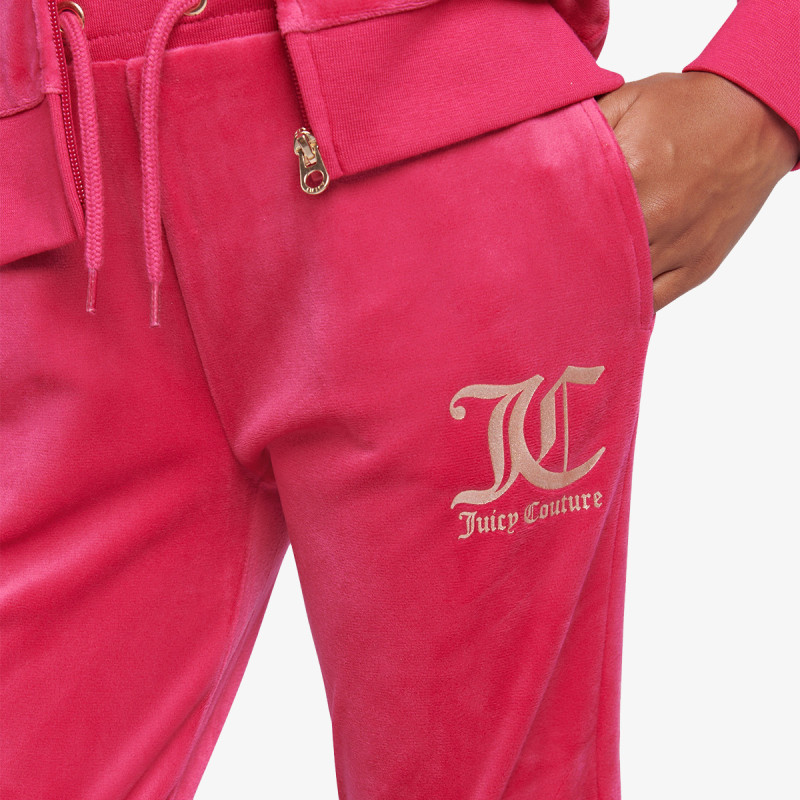 JUICY COUTURE ZIP THRU HOODIE AND BOOTCUT JOG SET 
