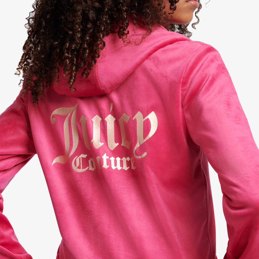 JUICY COUTURE ZIP THRU HOODIE AND BOOTCUT JOG SET 