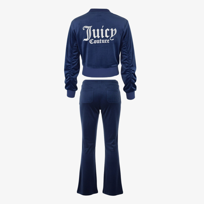 JUICY COUTURE VELOUR BOMBER & BOOTCUT JOG SET 