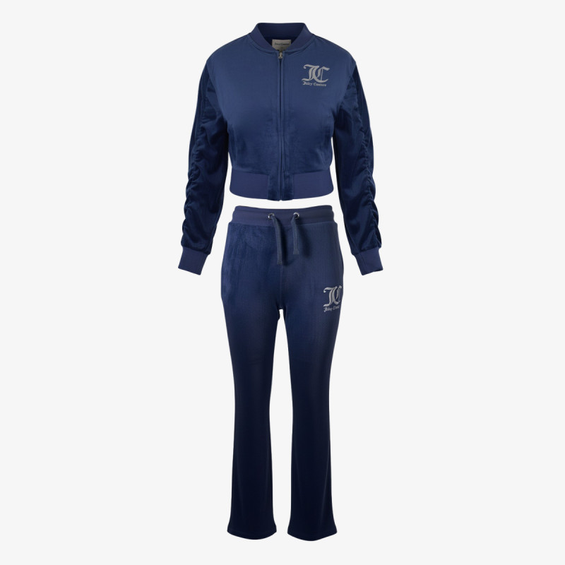 JUICY COUTURE VELOUR BOMBER & BOOTCUT JOG SET 