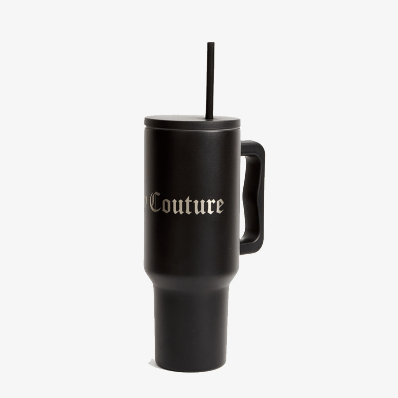 JUICY COUTURE Steel Tumbler With Straw 