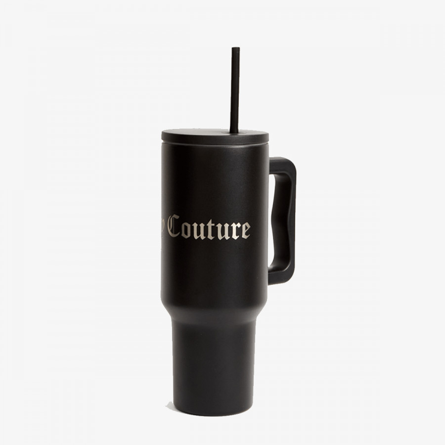 JUICY COUTURE Steel Tumbler With Straw 