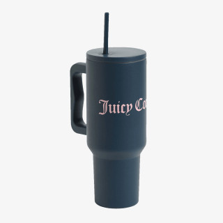 JUICY COUTURE Steel Tumbler With Straw 