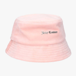 JUICY COUTURE ELLIE VELOUR BUCKET HAT 